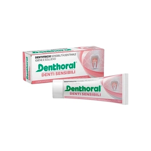Зубна паста Denthoral Dentifricio Sensitive Teeth Для чутливих зубів 75 мл (8002185041405) зображення 1