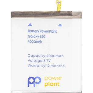Акумуляторна батарея PowerPlant Samsung Galaxy S20 (EB-BG980ABY) 4000mAh (SM170746) зображення 1