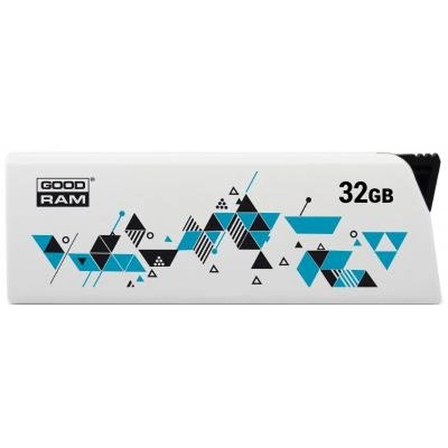 USB флеш накопичувач Goodram 32GB Cl!ck White USB 2.0 (UCL2-0320W0R11) - изображение 1