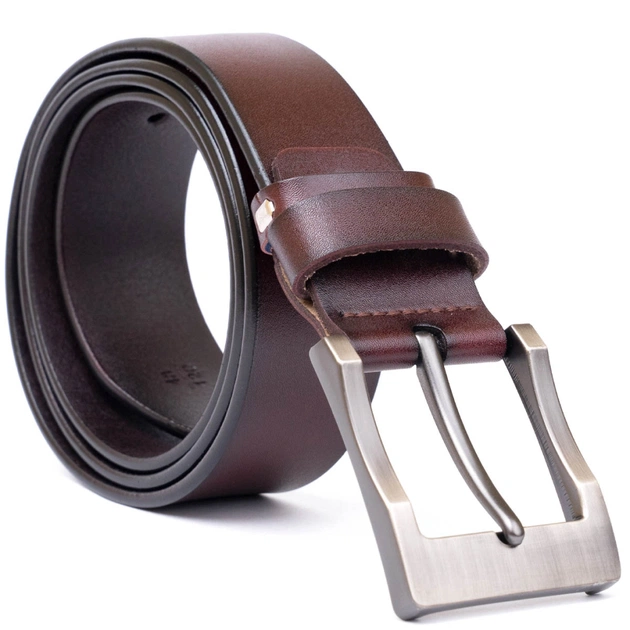 Ремінь Vintage Чоловічий з класичною пряжкою Коричневий (20357) - зображення 5