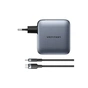 Зарядное устройство Vention 3xUSB-C PD100W + 1xUSB QC3.0 30W GaN + cable USB-C to USB-C 1.0m gray (TZ-FETH0-EU) - уменьшенное изображение 3