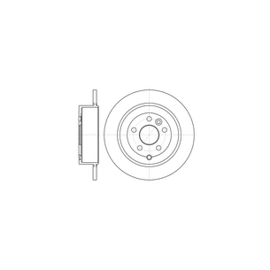 Гальмівний диск REMSA 61516.00 зображення 1