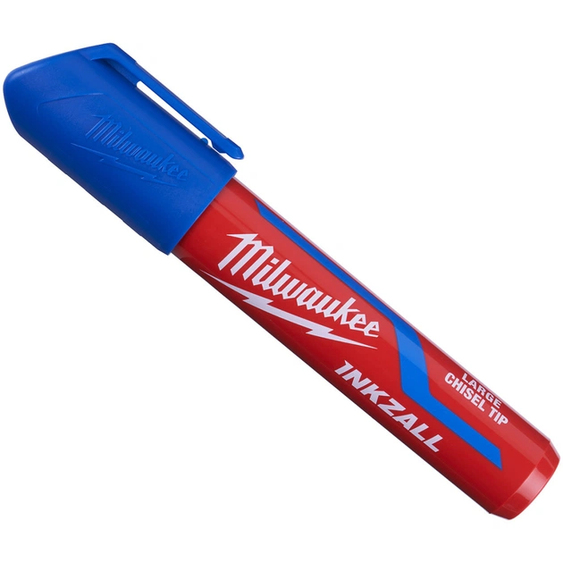 Маркер Milwaukee для будмайданчика INKZALL, великий (L), синій (4932471557) - picture 1