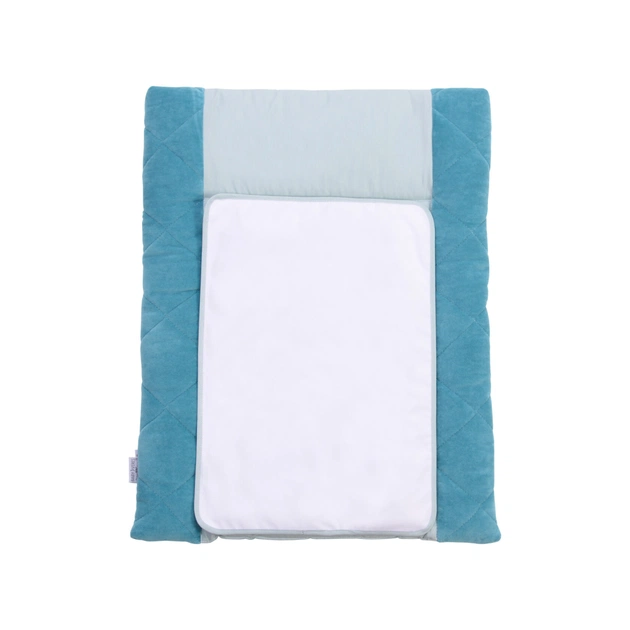 Пеленальний матрацик Верес Velour Aquamarine 50х70 см (429.01) - picture 1