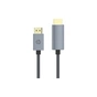Кабель мультимедійний DisplayPort M to HDMI M 1.0m 4K30Hz HP (HP_DHC-DP03-01M) - зменшене зображення 1