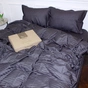 Постільна білизна MirSon Satin 30-0012DarkGray 160х220 Сімейний (2200005252017) - зменшене зображення 7