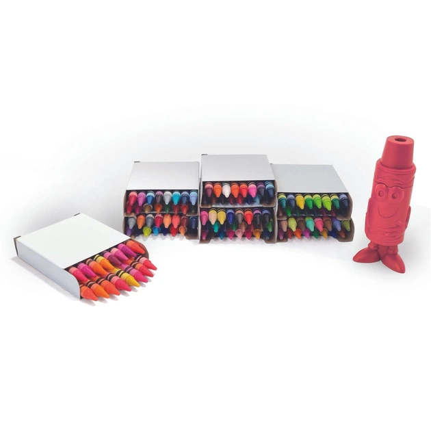 Олівці кольорові Crayola воскові, 120 шт зі стругачкою (52-6920) - picture 3