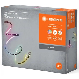Світлодіодна стрічка Ledvance Flex Audio TV 1,8W, RGB Colorsen USB 2 м, White (4099854095283) зображення 1
