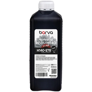 Чорнило Barva HP 131/140 1kg black, pigment (H140-278) зображення 1
