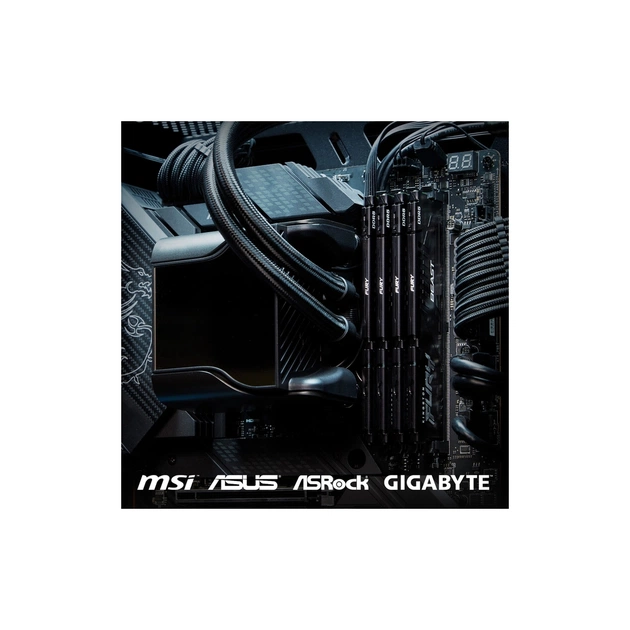 Модуль пам'яті для комп'ютера DDR5 64GB 5600 MHz Beast Black Kingston Fury (ex.HyperX) (KF556C40BB-64) - picture 10