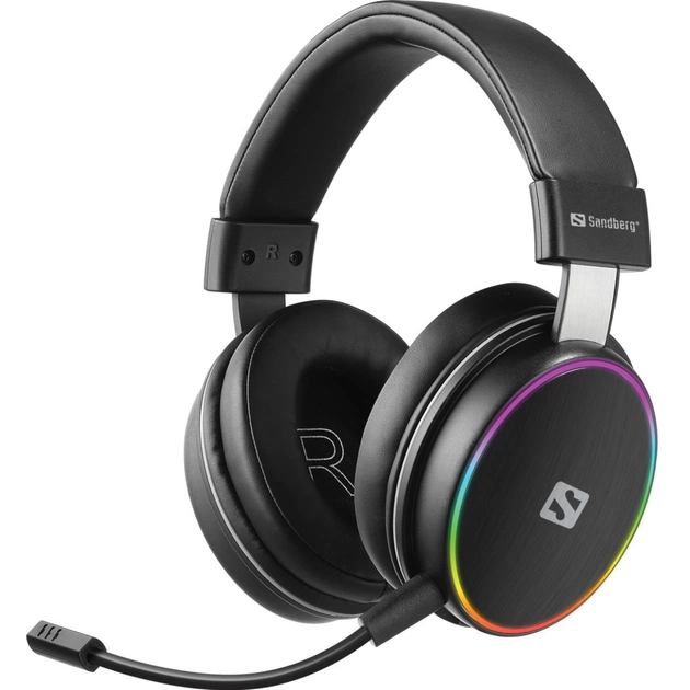 Навушники Sandberg HeroBlaster Bluetooth Led Headset Black (126-42) - зображення 1