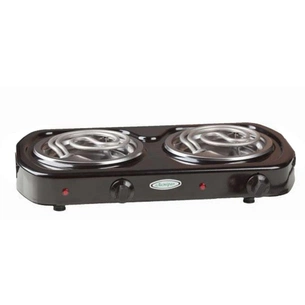 Настільна плита Леміра ЕПТ2-Т 2-2.0/220 чорна зображення 1