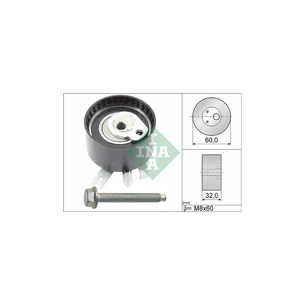 Ролик натягувача ременя INA 531 0547 10 зображення 1