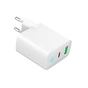 Зарядний пристрій Gembird 1xUSB-A + 1 Type-C (PD20Вт + QC3.0 18Вт) white (TA-UC-PDQC20L-W-01) - зменшене зображення 4