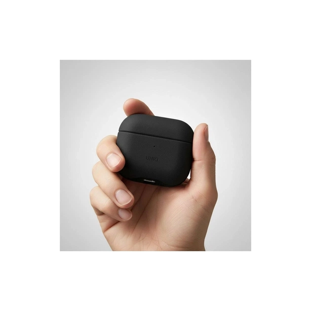 Чохол для навушників Uniq Lyden DS AirPods 4 Dallas Black (8886463691328) - picture 8
