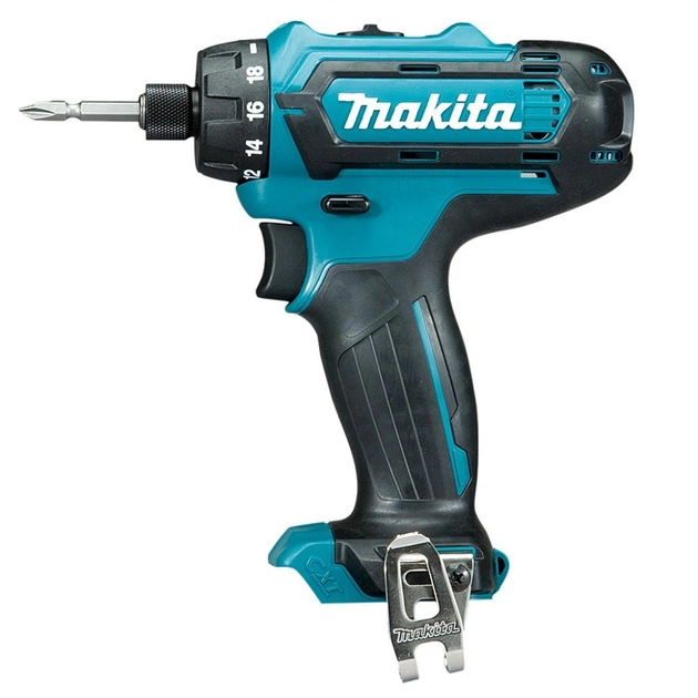 Шуруповерт Makita CXT Slider, 30 / 14Нм (без АКБ та БЖ) (DF031DZ) - зображення 1