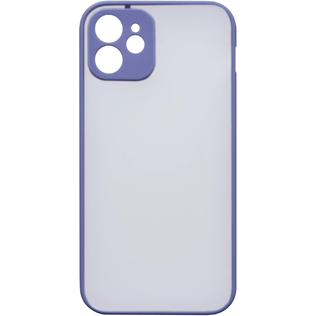 Чохол до мобільного телефона Intaleo Smoky Apple iPhone 12 Purple (1283126520112) - зображення 1