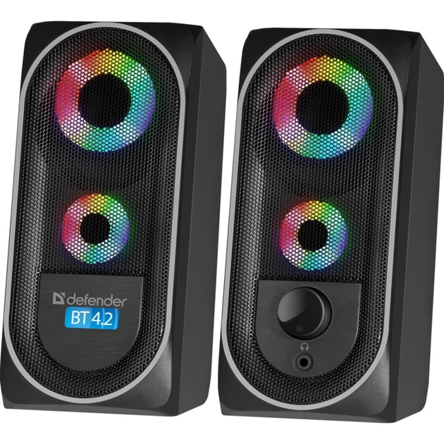 Акустична система Defender Solar 4 Bluetooth USBBlack (65404) - изображение 1