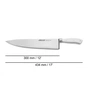 Кухонний ніж Arcos Riviera поварський 300 мм White (233824) - зменшене зображення 2