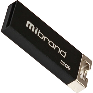 USB флеш накопичувач Mibrand 32GB Сhameleon Black USB 2.0 (MI2.0/CH32U6B) зображення 1