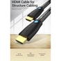 Кабель мультимедійний HDMI M to HDMI M 1.0m engineering black Vention (AAMBF) - уменьшенное изображение 3