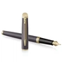 Ручка пір'яна Waterman HEMISPHERE Metallic Lava Black GT  FP F (12 090) - зменшене зображення 3