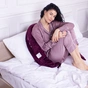 Подушка MirSon для вагітних та годування №8301 Velvet Line 28-0002 Excalibur Велюр 30х170х20 см (2200006200260) - зменшене зображення 6