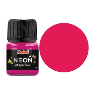 Акрилові фарби Pentart Neon, Рожева, 30 мл (5997412761320) зображення 1