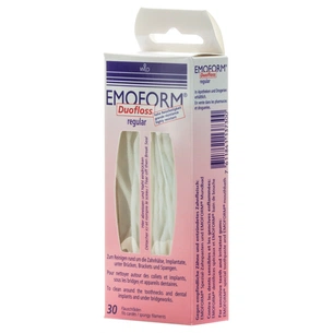 Зубна нитка Dr. Wild Emoform Duofloss суперфлос 30 шт. (7611841137300) зображення 1