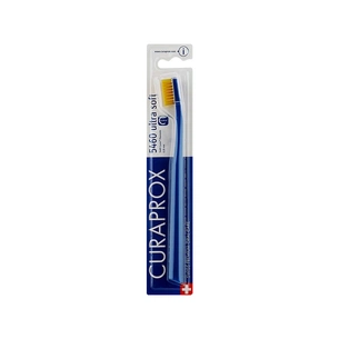 Зубна щітка Curaprox CS 5460 Ultra Soft Ультрам'яка D 0.10 мм Темно-синя з жовтою щетиною (CS 5460-24) зображення 1