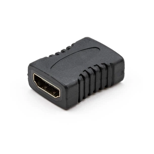 Перехідник HDMI AF to HDMI AF gold Vinga (VCPAHDMIFF) зображення 1