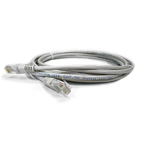 Патч-корд 2м, UTP, cat.5e, CU, 24AWG, grey Kingda (KD-PAUT3200GY) зображення 1