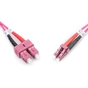 Оптичний патчкорд Digitus LC/UPC-SC/UPC, 50/125 OM4 (Multimode), duplex, 3m (DK-2532-03-4) - зменшене зображення 3