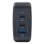 Зарядний пристрій Maxxter 1USB-A + 2USB-C (PD 65W+PD 18W + QC 3.0) (WC-PD65W-01) - зменшене зображення 3