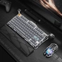 Клавіатура GravaStar Mercury K1 Pro TKL Wireless/Bluetooth/USB UA Grey (GSK1PRO_GRY) - уменьшенное изображение 10