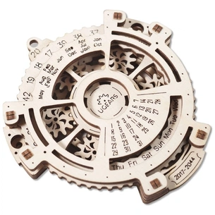 Конструктор Ugears механічний 3D Навігатор дат 2.0 (70218) зображення 1