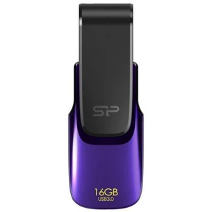 USB флеш накопичувач Silicon Power 16Gb Blaze B31 Purple USB 3.0 (SP016GBUF3B31V1U) зображення 1
