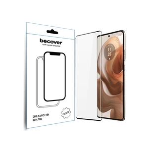 Скло захисне BeCover Motorola Edge 50 Ultra Black (712345) зображення 1