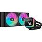 Система рідинного охолодження Deepcool LQ240 Black (R-LQ240-BKLSMW-G-1) - зменшене зображення 1
