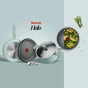 Сковорода Tefal Halo EUCALYPTUS, 28см, алюміній, бакеліт, сірий (G0160602) - зменшене зображення 3