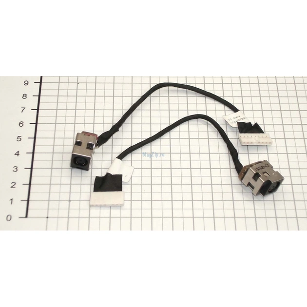 Роз'єм живлення ноутбука з кабелем для HP PJ270 (7.4mm x 5.0mm + center pin), 8(7)-pi Универсальный (A49035) - picture 1