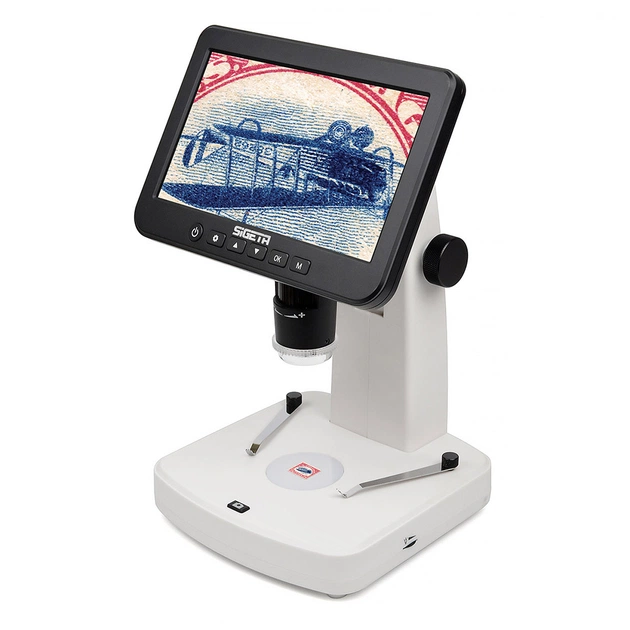 Мікроскоп Sigeta Цифровий Numeric Pro 10x-300x 5 MP 7" LCD (65512) - picture 2