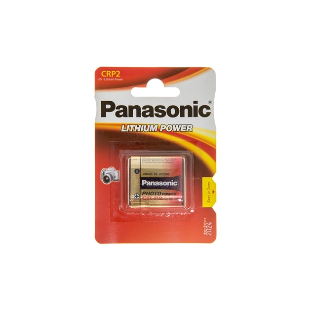 Батарейка Panasonic CR P2 * 1 LITHIUM (CR-P2L/1BP) - изображение 1