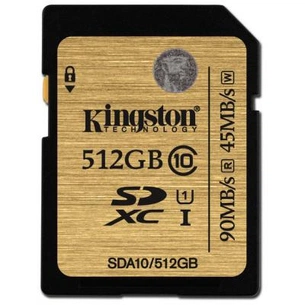 Карта пам'яті Kingston 512GB SDXC class10 UHS-I (SDA10/512GB) зображення 1