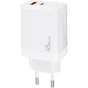 Зарядное устройство XoKo 1xUSB-C PD45W + 1xUSB QC3.0 GaN white (XK-QC-450) - уменьшенное изображение 7