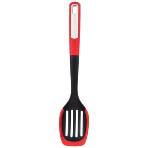 Ложка кухарська Bergner Mars з прорізами, 34 см (BG-38871-RD) зображення 1