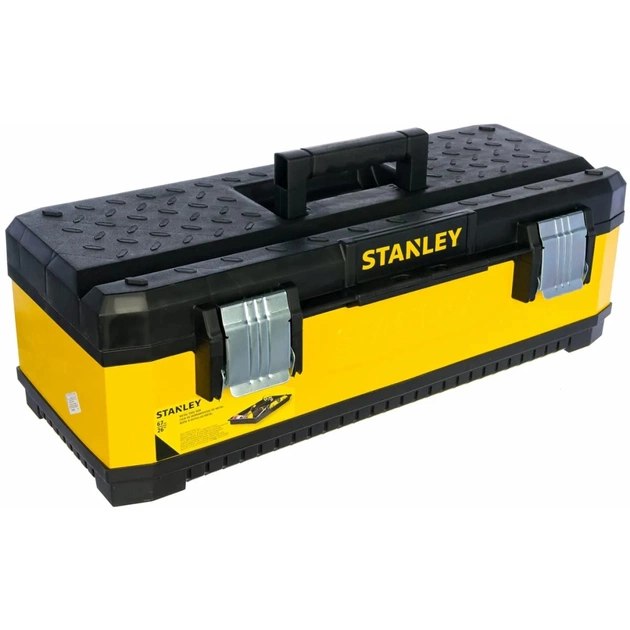 Ящик для інструментів Stanley 26", 662x293x222 мм, з металевими замками (1-95-614) - зображення 1