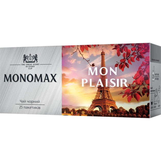 Чай Мономах Mon Plaisir 25х1.5 г (mn.70836) - изображение 1