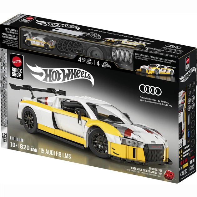 Конструктор Mattel Brick Shop Elite Audi R8 LMS (JFT18) - изображение 1