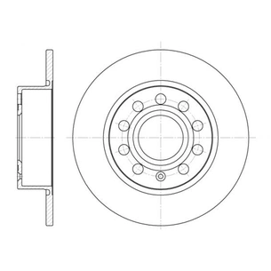 Гальмівний диск REMSA 6649.00 зображення 1